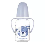 Canpol babies Fľaša s úzkym hrdlom a držadlom, CUTE ANIMALS, 120 ml, psík