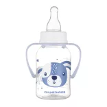 Canpol babies Fľaša s úzkym hrdlom a držadlom, CUTE ANIMALS, 120 ml, psík