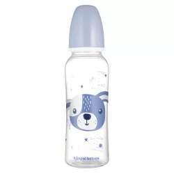   Canpol babies Fľaša s úzkym hrdlom, CUTE ANIMALS, 250 ml – pes