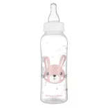 Canpol babies Fľaša s úzkym hrdlom, CUTE ANIMALS, 250 ml – zajačik