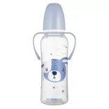 Canpol babies Fľaša s úzkym hrdlom a držadlom, CUTE ANIMALS, 250 ml, psík