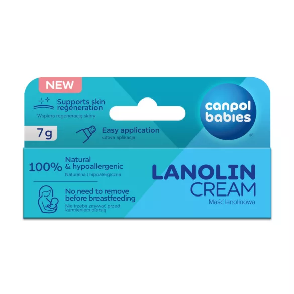 Canpol babies Lanolinový krém na bradavky, 7 g