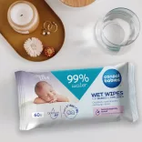 Canpol babies Vlhčené utierky s 99 % obsahom vody, 60 ks