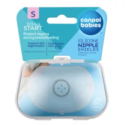   Canpol babies EasyStart silikónové chrániče bradaviek, 2 ks, veľkosť S