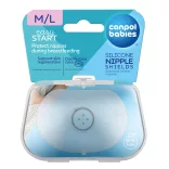 Canpol babies EasyStart silikónový chránič bradaviek, 2 ks, veľkosť M/L