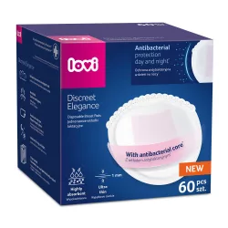   Lovi Discreet Elegance Antibakteriálne vložky do podprsenky 60 ks – biele