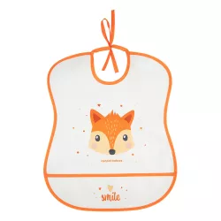   Canpol babies Prateľná mäkká zásterka CUTE ANIMALS – líška
