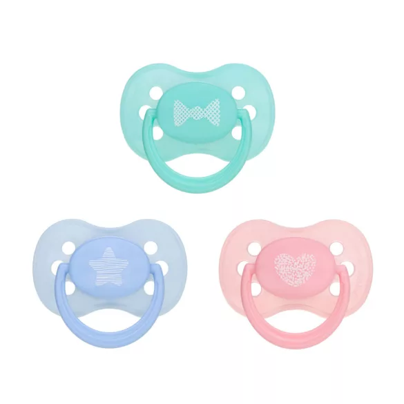 Canpol babies Latexová cumička, 0–6 mesiacov, PASTELOVE