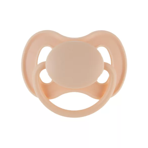 Canpol babies Gumový cumlík v tvare čerešne, NUDE, 0–6 mesiacov, 1 ks – krémová