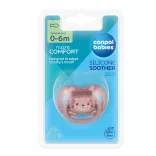 Canpol babies Silikónový symetrický cumlík, 0–6 mesiacov, 1 ks, CUTE ANIMALS – ružový
