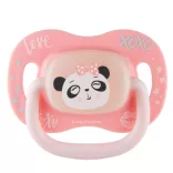 Canpol babies Silikónový cumlík v tvare čerešne EXOTIC ANIMALS 0–6 mesiacov – panda
