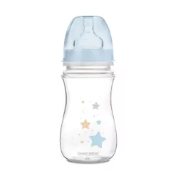   Canpol babies Antikolíková fľaša, EasyStart, NEWBORN BABY, 240 ml – modrá
