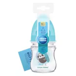 Canpol babies Antikolíková fľaša, EasyStart, EXOTIC ANIMALS, 120 ml – modrá