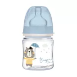 Canpol babies Antikolíková fľaša, EasyStart, 120 ml, BONJOUR PARIS - modrá