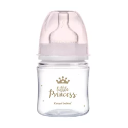   Canpol babies Antikolíková fľaša, EasyStart, ROYAL BABY, 120 ml – ružová