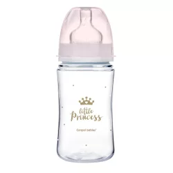   Canpol babies Antikolíková fľaša, EasyStart, ROYAL BABY 240 ml - ružová