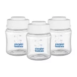 Canpol babies Sada fliaš na skladovanie materského mlieka, 3x120 ml