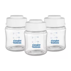   Canpol babies Sada fliaš na skladovanie materského mlieka, 3x120 ml