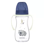Canpol babies Antikolíková fľaša s osvetlenou rukoväťou, EasyStart, SLEEPY KOALA, 300 ml – modrá