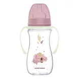 Canpol babies Antikolíková fľaša s osvetlenou rukoväťou, EasyStart, SLEEPY KOALA, 300 ml – ružová