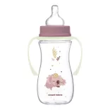 Canpol babies Antikolíková fľaša s osvetlenou rukoväťou, EasyStart, SLEEPY KOALA, 300 ml – ružová