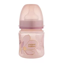   Canpol babies Antikolíková fľaša, EasyStart, GOLD, 120 ml – ružová