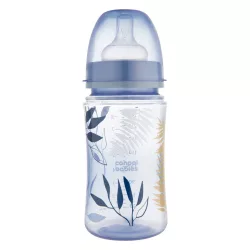  Canpol babies Antikolíková fľaša, EasyStart, GOLD, 240 ml – modrá
