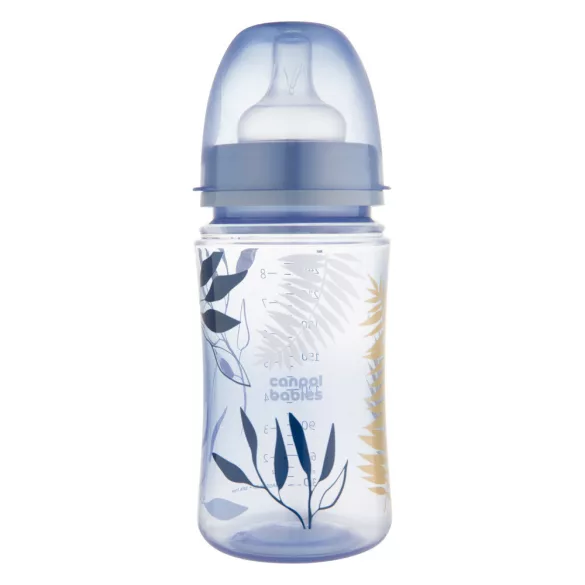 Canpol babies Antikolíková fľaša, EasyStart, GOLD, 240 ml – modrá