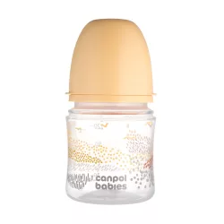   Canpol babies Antikolíková fľaša, EasyStart, MOUNTAINS, 120 ml - béžová