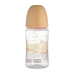  Canpol babies Antikolíková fľaša, EasyStart, GOLD, 240 ml – béžová