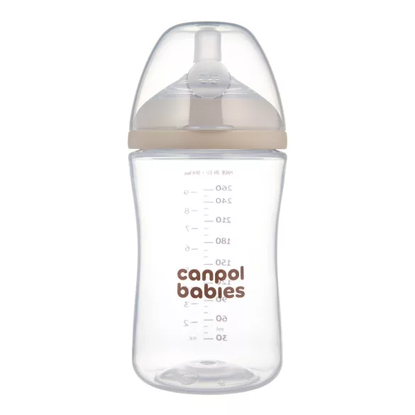Canpol babies Natural Shape antikolíková fľaša 260 ml
