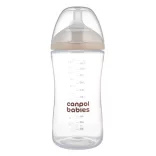 Canpol babies Natural Shape fľaša proti kolike 330 ml