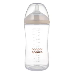 Canpol babies Natural Shape fľaša proti kolike 330 ml