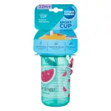 Canpol babies Športový pohárik, flip-top, so silikónovou slamkou, 400 ml, SO COOL, ružový