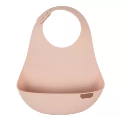 LOVI Silikónová podbradník s vreckom - Nude