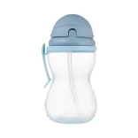 Canpol babies Športový pohárik so slamkou, 370 ml, modrý