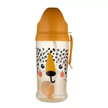 Canpol babies Športový pohárik bez kvapiek s vyváženou slamkou BabiesBoo 350 ml – gepard
