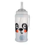 Canpol babies Športový pohárik bez kvapiek, s vyváženou slamkou, BabiesBoo, panda