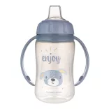 Canpol babies Naučný pohárik so silikónovým náustkom, CUTE ANIMALS, 320 ml, psík