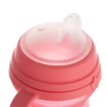 Canpol babies Pohárik so silikónovým náustkom, FirstCup, 250 ml, ružový