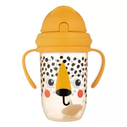   Canpol babies Ťažký pohárik s náustkom, 270 ml, BabiesBoo, gepard