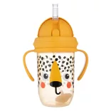Canpol babies Ťažký pohárik s náustkom, 270 ml, BabiesBoo, gepard
