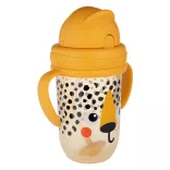 Canpol babies Ťažký pohárik s náustkom, 270 ml, BabiesBoo, gepard