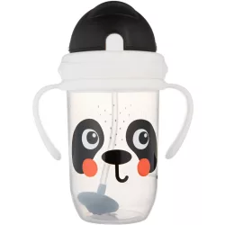   Canpol babies Ťažký pohárik s náustkom, 270 ml, BabiesBoo, panda