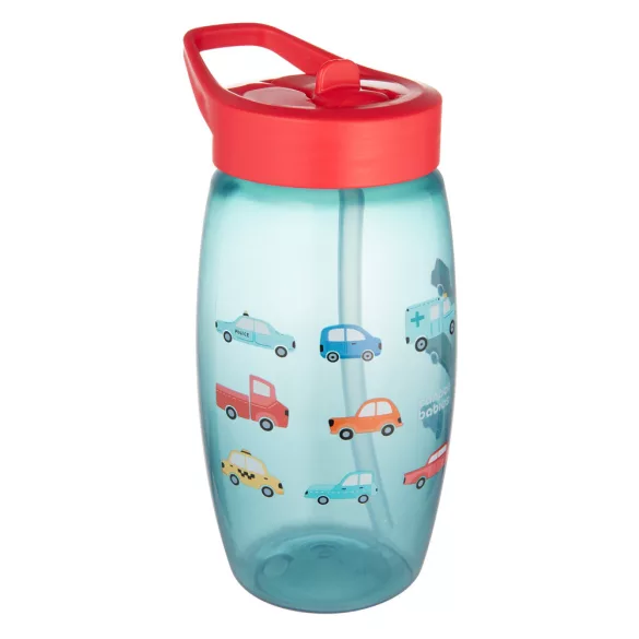 Canpol babies Športová fľaša s výklopným náustkom, Cars, 400 ml