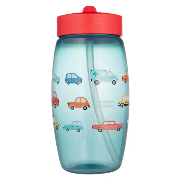 Canpol babies Športová fľaša s výklopným náustkom, Cars, 400 ml