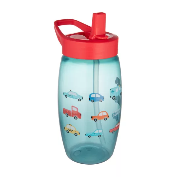 Canpol babies Športová fľaša s výklopným náustkom, Cars, 400 ml