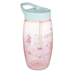   Canpol babies Športová fľaša s výklopným náustkom, Unicorns, 400 ml