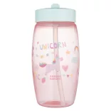 Canpol babies Športová fľaša s výklopným náustkom, Unicorns, 400 ml