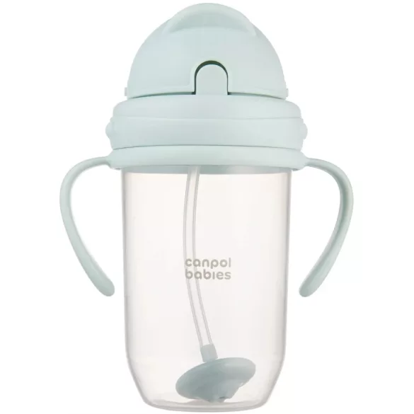 Canpol babies Ťažký pohárik s náustkom, 270 ml, mäta